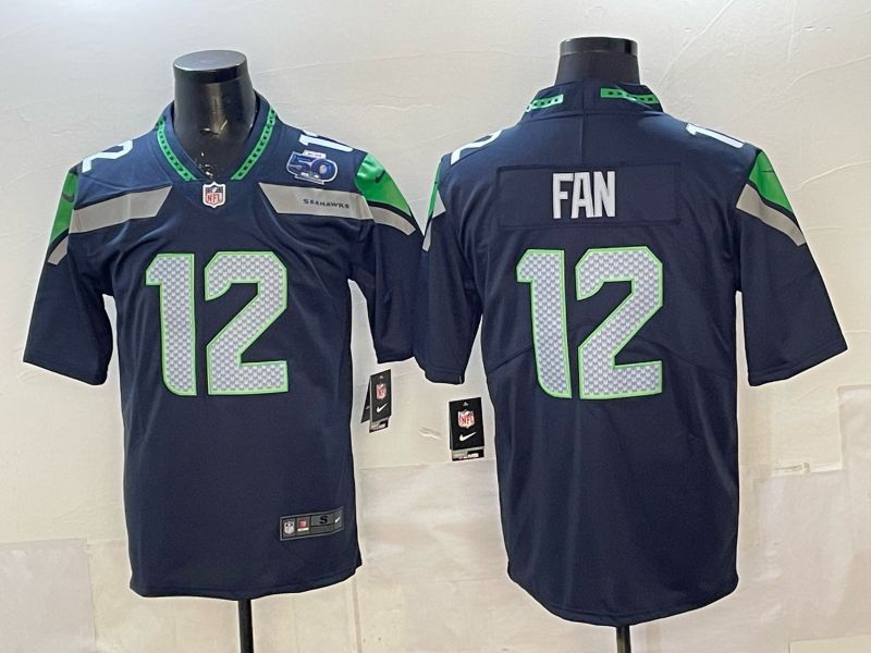 Men 2026 Seattle Seahawks #12 Fan Blue Nike Limited NFL Jersey 02->seattle seahawks->NFL Jersey